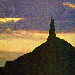 Chimney Rock by Night